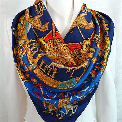 hermes silk scarf design.